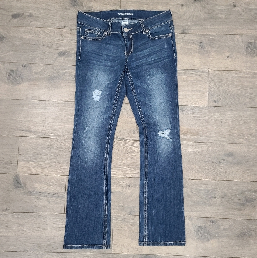 Maurices Dark Wash Boot Cut Jeans Size 5/6